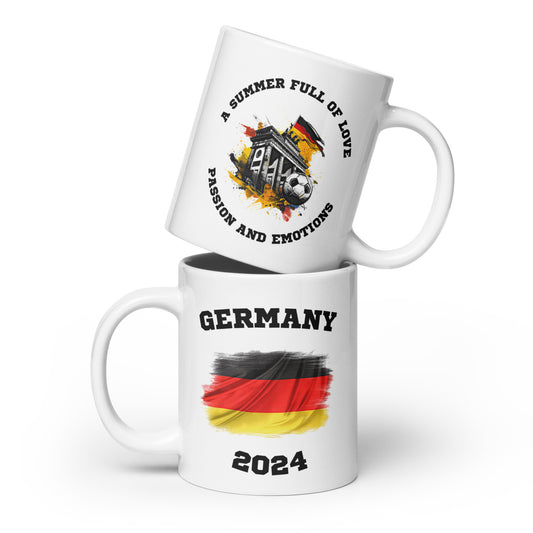 Deutschland 2 | Fußball Sammleredition: Weiße Tasse mit exklusivem Motiv